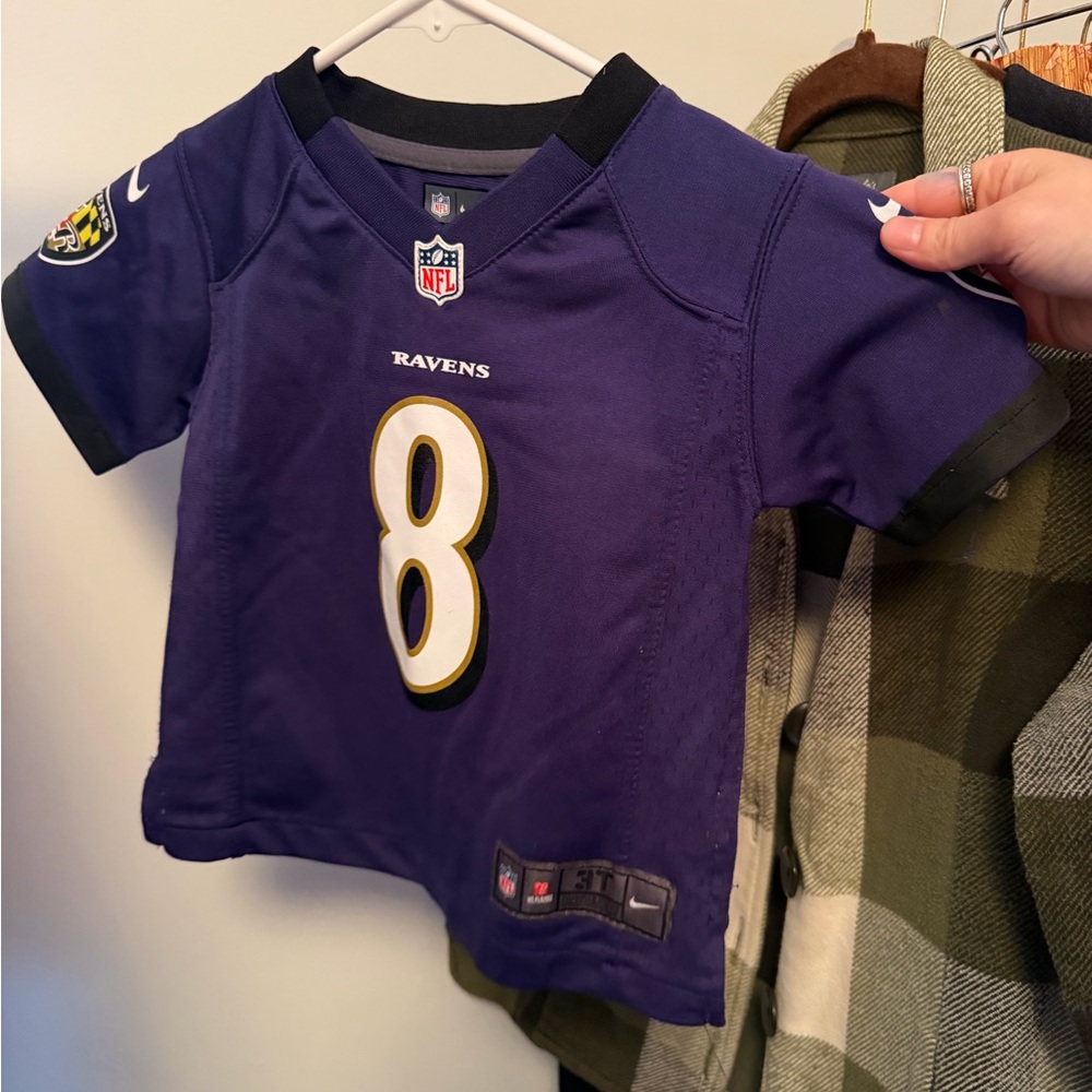 NFL Kids Purple and Black Jersey